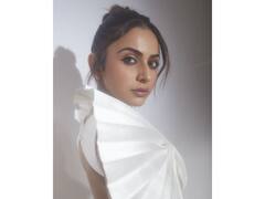 Rakul Preet Looks Ethereal In White And Black Outfit. Take A Look
