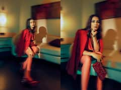 Shehnaaz Gill Sets The Internet On Fire With Photoshoot In Red Dress; Check Out