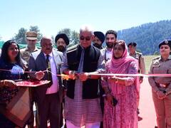 Tulip Garden: जम्मू का पहला ट्यूलिप गार्डन लोगों के लिए खुला, एलजी मनोज सिन्हा ने किया उद्घाटन, तस्वीरें