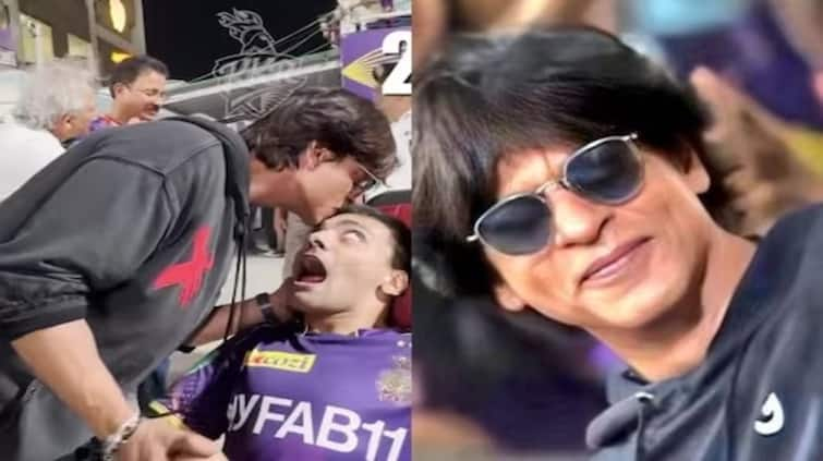 shah-rukh-khan-kisses-specially-abled-fan-as-he-tells-him-i-love-you-fans-reactions-on-viral-video Shah Rukh Khan: ਸ਼ਾਹਰੁਖ ਖਾਨ ਨੇ ਫਿਰ ਜਿੱਤਿਆ ਦਿਲ, ਸ਼ਾਹਰੁਖ ਨੂੰ ਈਡਨ ਗਾਰਡਨ ਮਿਲਣ ਪਹੁੰਚਿਆ 'ਸਪੈਸ਼ਲ' ਫੈਨ, ਵੀਡੀਓ ਵਾਇਰਲ