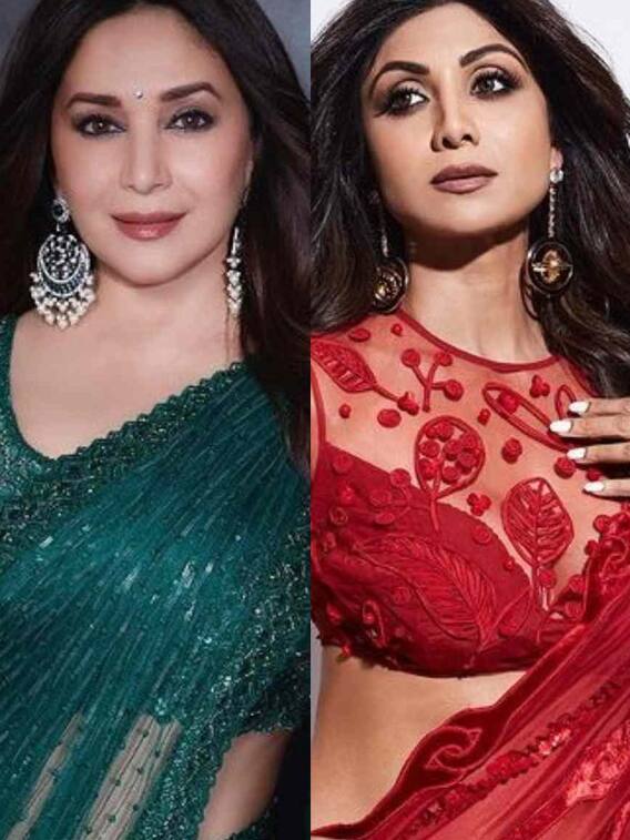 माधुरी से लेकर शिल्पा तक, इन एक्ट्रेसेज से सीखें साड़ी पहनने का स्टाइल