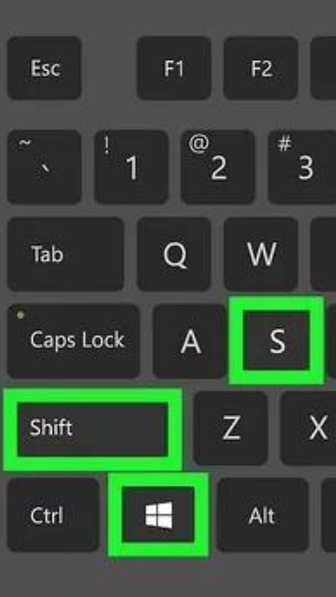 Windows + शिफ्ट + S दबाएं. स्क्रीन के उस एरिया को चुने जिसे आप कैप्चर करना चाहते हैं, अब स्क्रीनशॉट क्लिपबोर्ड पर सेव हो जाएगा
