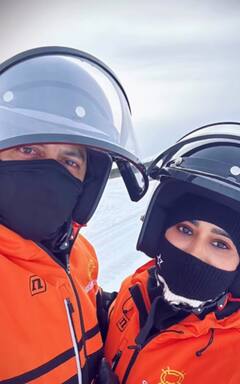 Aarti Ravi : வானில் நிகழும் விசித்திரம்..கணவர் ஜெயம் ரவியுடன் பின்லாந்து சென்ற ஆர்த்தி ரவி!