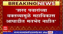 Sanjay Raut on Sharad Pawar : शरद पवारांच्या वक्तव्यामुळे महाविकास आघाडीत मतभेद नाहीत