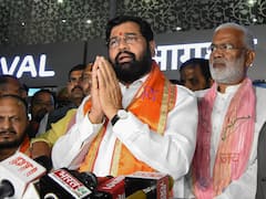 'We have Lord Ram's Blessing': Maharashtra CM Shinde, Deputy Fadnvis Receive Grand Welcome In Ayodhya