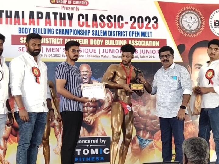 முதல்வர் பிறந்தநாள் ஆணழகன் போட்டி - இசைக்கு ஏற்றவாறு உடலை அசைத்து அசரவைத்த ஆணழகன்கள்