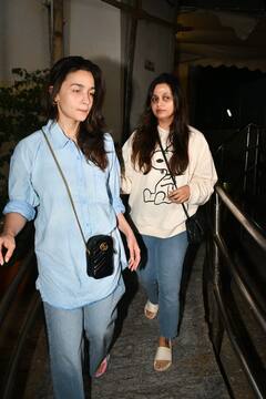 PICS: आलिया भट्ट ने मां और बहन के साथ एंजॉय की मूवी डेट, नो-मेकअप लुक में भी स्टनिंग लगीं एक्ट्रेस
