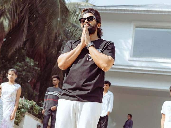 Allu Arjun thanks his fans with folded hands on his birthday says Thank you for all the love and wishes Allu Arjun ने बर्थडे विशेज़ के लिए फैंस का जताया आभार, हाथ जोड़कर कहा- 'आपके प्यार के लिए शुक्रिया'