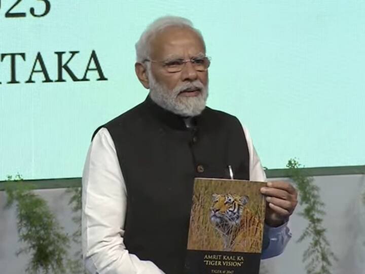 50 years of Project Tiger PM Modi Releases Tiger Survey know details 3167 tigers in india 2023 Big Cat Population In India Up From 2,967 To 3,167: PM Modi Releases Tiger Survey