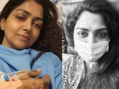 Actress khushbu Sundar returned home from the hospital Khushbu: மருத்துவமனையில் இருந்து குஷ்பு டிஸ்சார்ஜ்...! இப்போ எப்படி இருக்காங்க..?