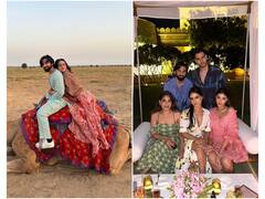 Nysa Devgan Enjoys Camel Ride And Candlelight Dinner In Desert On Jaisalmer Trip | PICS