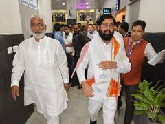 तस्वीरों में देखिए सीएम शिंदे का यूपी में भव्य स्वागत, मुख्यमंत्री ने दिया बड़ा सियासी संदेश, जानिए क्या कहा?