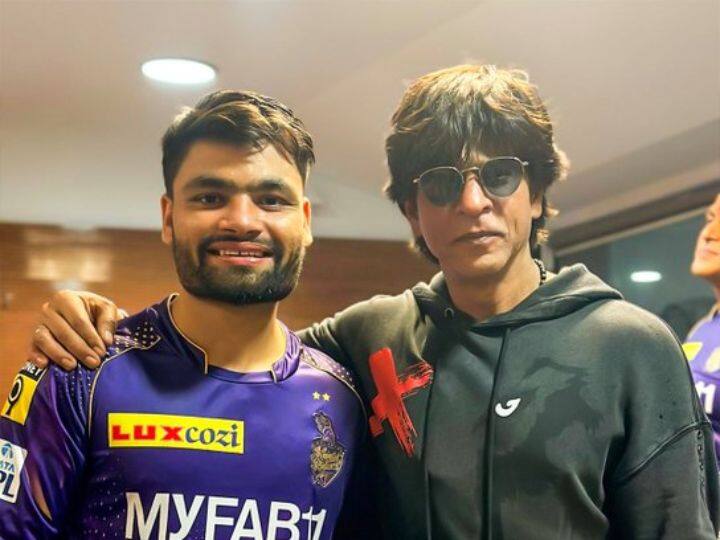 Shah Rukh Khan praises rinku singh and kkr win over gt in pathaan style read here IPL 2023: केकेआर की जीते पर झूमे पठान, रिंकू सिंह की तूफानी पारी पर शाहरुख खान ने ऐसे किया रिएक्ट