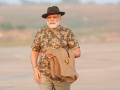 Speckled Safari Clothes And Hat — PM Modi Sports New Look For Tiger Reserve Visit In Karnataka: IN PICS