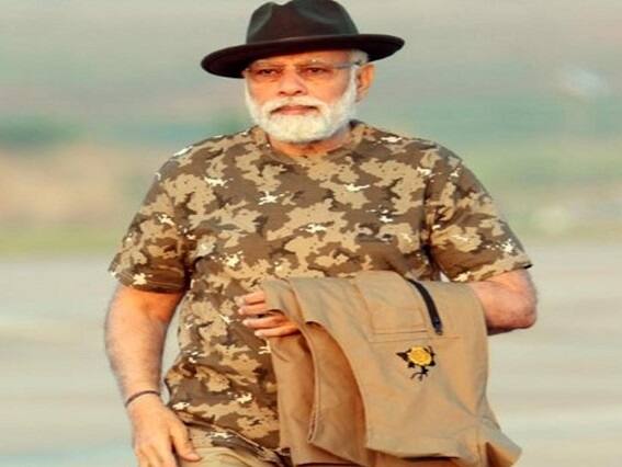 બ્લેક હૈટ, ખાકી પેન્ટ અને પ્રિન્ટેડ ટી-શર્ટ..ટાઈગર રિઝર્વ જતા પહેલા આ અંદાજમાં જોવા મળ્યા PM મોદી Black hat, khaki pants and camouflage T-shirt... PM Modi seen in this style before going to Tiger Reserve બ્લેક હૈટ, ખાકી પેન્ટ અને પ્રિન્ટેડ ટી-શર્ટ..ટાઈગર રિઝર્વ જતા પહેલા આ અંદાજમાં જોવા મળ્યા PM મોદી