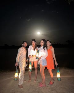 Nysa Devgan Enjoys Camel Ride And Candlelight Dinner In Desert On Jaisalmer Trip | PICS