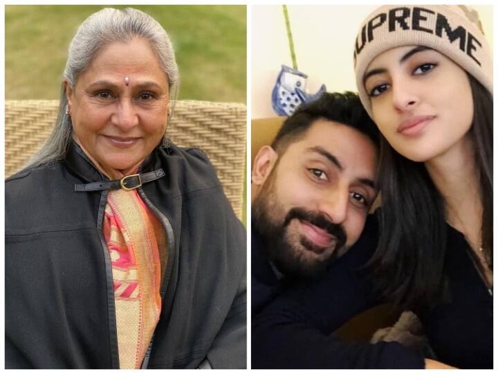 Abhishek Bachchan and his niece Navya Naveli Nanda wish Jaya Bachchan on her birthday see unseen photos Jaya Bachchan birthday: अभिषेक बच्चन ने मां जया पर खूब लुटाया प्यार, नव्या ने नानी को बताया 'रियल पावरहाउस'