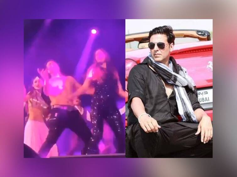 akshay kumar trolled for dancing shirtless with mouni roy and sonam bajwa video viral on social media Akshay Kumar: 'काका थोडी तरी मर्यादा बाळगा'; अक्षयचा व्हायरल व्हिडीओ पाहून नेटकरी भडकले