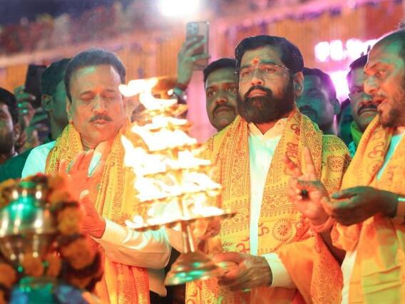 अयोध्या में सीएम शिंदे का सियासी अंदाज, दे रहे बड़े संकेत