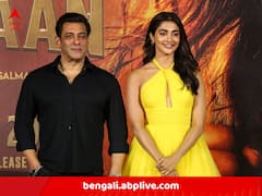 Salman Khan: কালো শার্টে ট্রেলার লঞ্চে 'এভারগ্রীন' সলমন খান, নজর কাড়লেন পূজাও