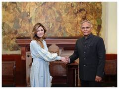 Top Ukraine Minister Emine Dzhaparova Arrives In India, 1st Official Visit Since Russia War. In Pics