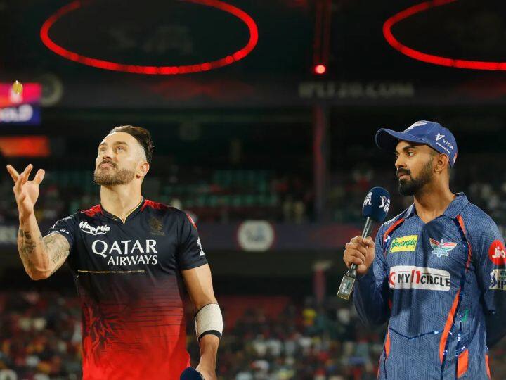 IPL 2023 RCB vs LSG Lucknow won the toss Virat Kohli RCB will bat first know the playing XI of both teams IPL 2023, RCB vs LSG: लखनऊ ने बैंगलोर के खिलाफ टॉस जीतकर किया बॉलिंग का फैसला, प्लेइंग इलेवन में बदलाव