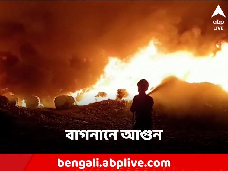 devastating fire broke out in a closed plastic factory in Bagnan's Chandrapur Bagnan Fire: বাগনানের চন্দ্রপুরে বন্ধ প্লাস্টিক কারখানায় বিধ্বংসী আগুন