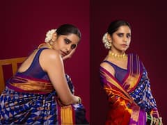 Sai Tamhankar: साडी, नथ अन् गजरा; सईच्या मराठमोळ्या लूकनं वेधलं लक्ष