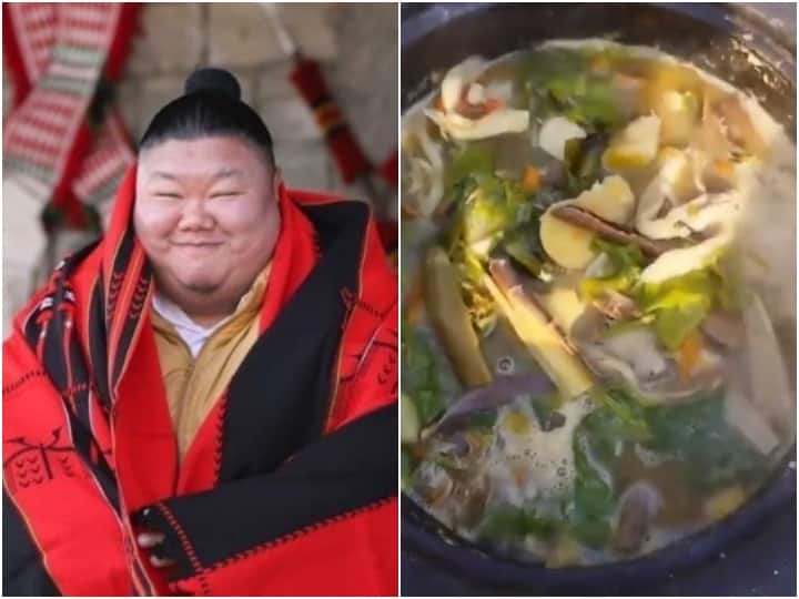 Temjen Imna Along shares mouthwatering clip of Nagaland special vegetable stew Hansuli  तेमजेन इमना ने शेयर किया नागालैंड की स्पेशल सब्जी हंसुली का वीडियो, फिर किया बेहद प्यारा सवाल... 