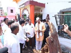 अकोल्याच्या दुर्घटनास्थळी कृषीमंत्री अब्दुल सत्तारांची भेट, रुग्णालयात जाऊन जखमींचीही केली विचारपूस