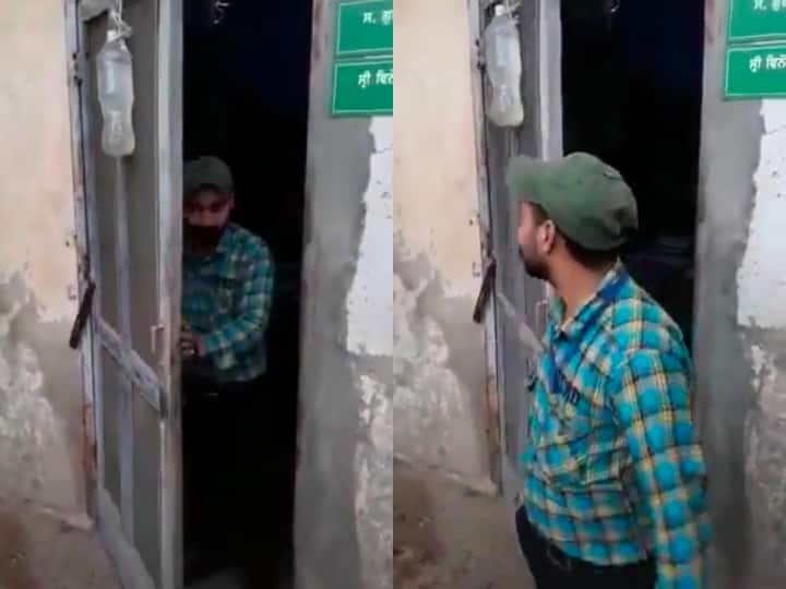 automatic door lock through desi Jugaad impress Anand Mahindra viral video Video: बंद हो जा सिम सिम...! बिना खर्च के ऑटोमैटिक बंद हो जाएगा दरवाजा, ये देखिए देसी जुगाड़