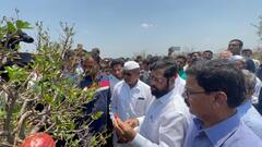 Photo: अहमदनगर जिल्ह्यातील नुकसानग्रस्त भागाची मुख्यमंत्र्यांकडून पाहणी; पाहा फोटो