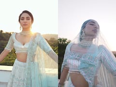 Sobhita Dhulipala Looks Effortlessly Elegant In A Shimmering Blue Lehenga - SEE PICS