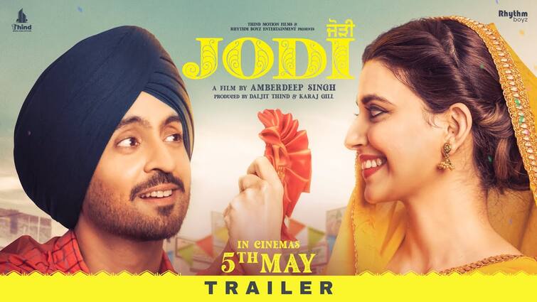 diljit dosanjh nimrat khaira live the life of amar singh chamkila and his wife amarjot kaur in the movie jodi watch trailer Jodi Trailer: ਦਿਲਜੀਤ ਦੋਸਾਂਝ-ਨਿਮਰਤ ਖਹਿਰਾ ਦੀ ਫਿਲਮ 'ਜੋੜੀ' ਦਾ ਟਰੇਲਰ ਰਿਲੀਜ਼, ਪਰਦੇ 'ਤੇ ਜ਼ਿੰਦਾ ਕੀਤੀ ਚਮਕੀਲਾ-ਅਮਰਜੋਤ ਦੀ ਕਹਾਣੀ