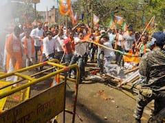 BJP Workers Lathi-Charged By Police During Jharkhand Secretariat Gherao Protest. IN PICS