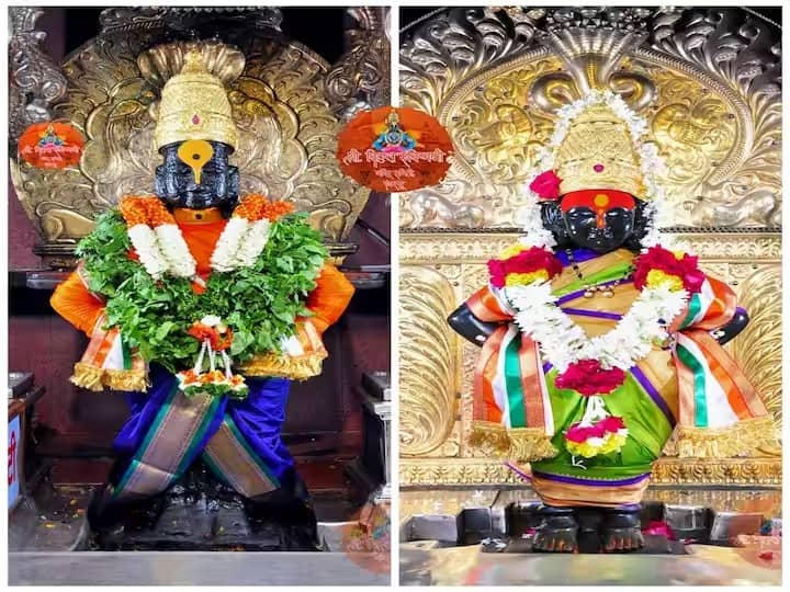 Pandharpur Vitthal Rukmini temple earns Rs 1 crore from regular pooja bookings full for 2024 pooja Pandharpur : विठ्ठल रुक्मिणी मंदिराला नित्यपूजेतून  एक कोटीचं  उत्पन्न, 2024 सालातल्या पूजेसाठी बुकिंग फुल