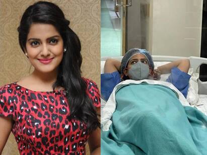 famous actress Vishakha Singh hospitalized photos viral on social media Vishakha Singh : சந்தானம் பட நடிகை திடீரென மருத்துவமனையில் அனுமதி.. ரசிகர்கள் அதிர்ச்சி... என்ன காரணம்?