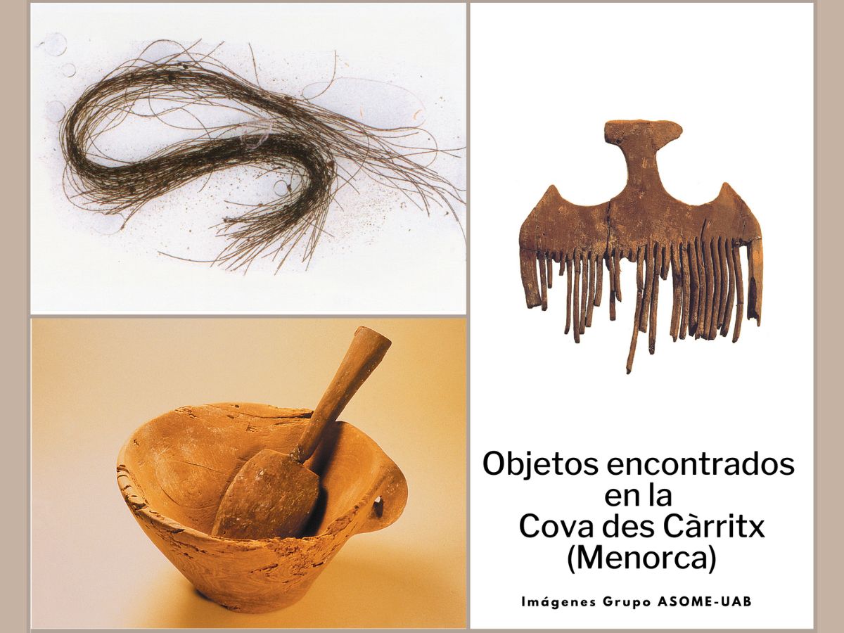 Artefacts discovered in Cova des Càrritx (Photo: University of Valladolid)