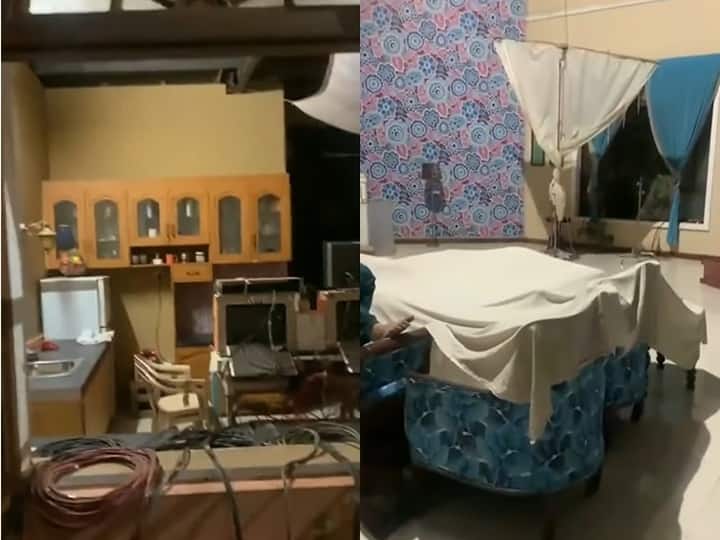 'तिवारी जी' ने अंगूरी भाभी का किचन और विभूति जी के लिविंग एरिया की भी तस्वीरें पेश की. तिवारी जी के घर की इसी जगह पर अक्सर गोरी मेम बैठी होती हैं.