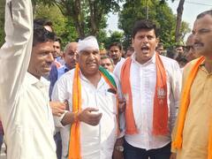 पुलिस ने बीजेपी कार्यकर्ताओं पर छोड़ी पानी की बौछार, प्रदेश अध्यक्ष सीपी जोशी ने सरकार पर लगाए ये आरोप