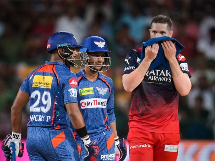 IPL 2023, LSG vs RCB: निकोलस पूरन आणि मार्कस स्टॉयनिस यांच्या वादळी अर्धशतकाच्या बळावर लखनौने आरसीबीचा एका विकेटने पराभव केला. अखेरच्या चेंडूपर्यंत रंगलेल्या सामन्यात लखनौने बाजी मारली.