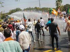 BJP Workers Lathi-Charged By Police During Jharkhand Secretariat Gherao Protest. IN PICS