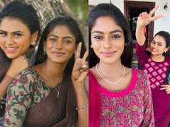 Bharathi Kannamma: 'வாராயோ தோழி..வாராயோ தோழி..’ பாரதி கண்ணம்மா நாயகி மற்றும் வில்லியின் ஒற்றுமை புகைப்படங்கள்!