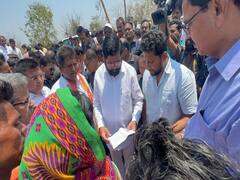 Photo: अहमदनगर जिल्ह्यातील नुकसानग्रस्त भागाची मुख्यमंत्र्यांकडून पाहणी; पाहा फोटो