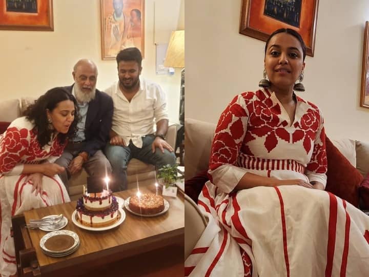 Swara Bhasker Birthday Photos: 9 अप्रैल को स्वरा भास्कर ने शादी के बाद पति फहाद और परिवार वालों के साथ अपना 35 वां जन्मदिन सेलिब्रेट किया है.