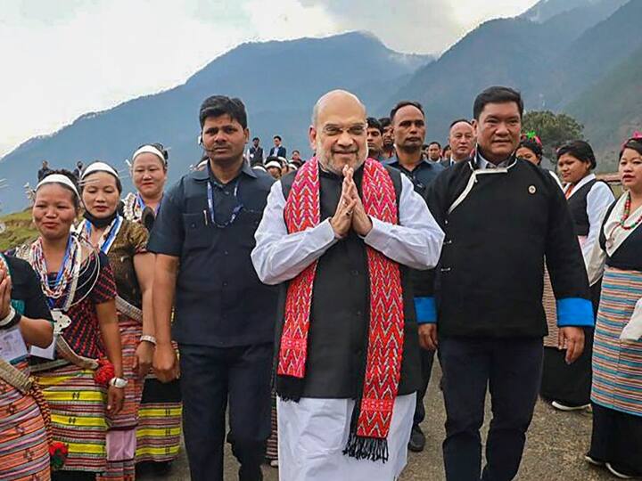 Amit shah Arunachal pradesh visit meeting with FM Japan and bangladesh connectivity from tripura ann अभी चीन को लगेगी और मिर्ची..! बांग्लादेश और जापान संग दो दिन चलेगी अमित शाह की मीटिंग