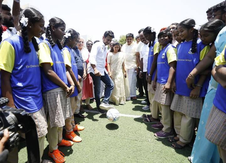 The inauguration event took place at Sadai Manthoppu Women's Higher Secondary School (Credit: Twitter/@UdhayStalin)