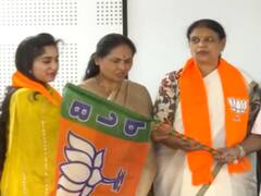 कांग्रेस का 'हाथ' छोड़ राजनंदिनी ने थामा बीजेपी का दामन, पिता थिम्मप्पा ने बताई BJP की चाल