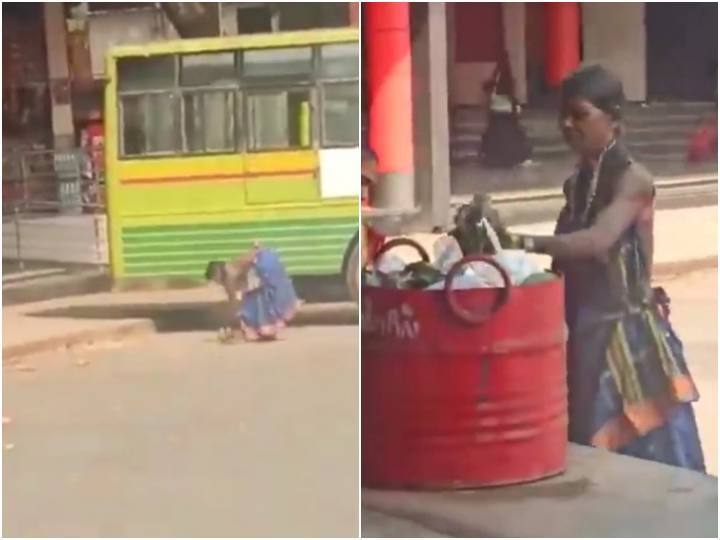 Anand Mahindra was impressed when woman cleaned bus station after selling fruits Video: महिला ने फल बेचने के बाद की बस स्टेशन की सफाई, आनंद महिंद्रा बोले रियल हीरो