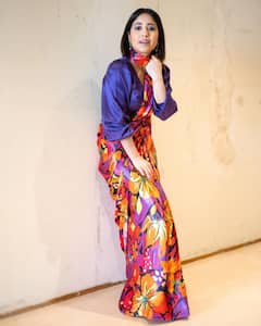 Shweta Tripathi Poses In A Colourful Saree. See Pics